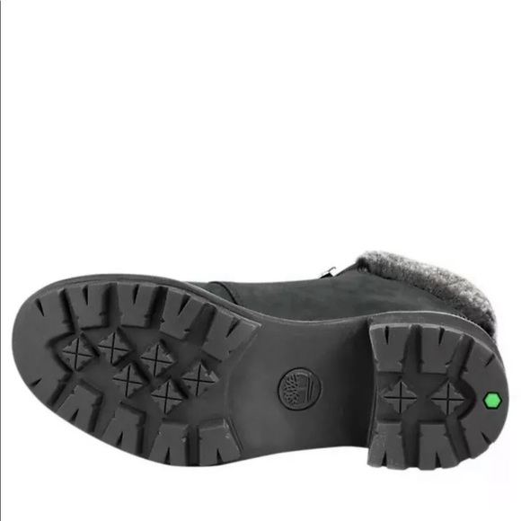 Timberland Women's Kinsley Black Mid Hiker Boots - Picture 6 of 8